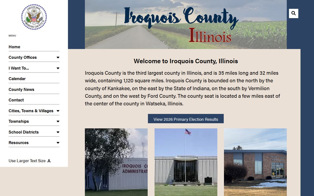 Iroquois County criminal records official county website