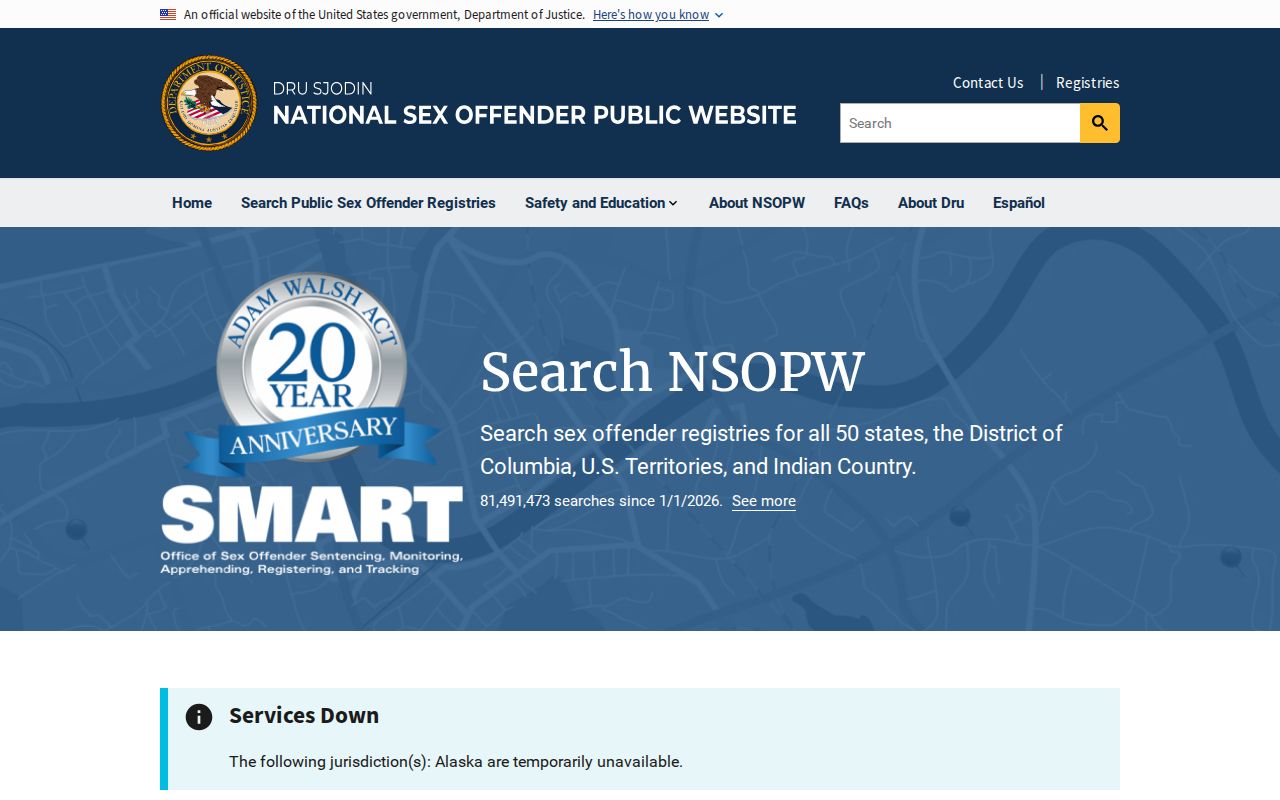 National cross-state sex offender lookup for Iroquois County